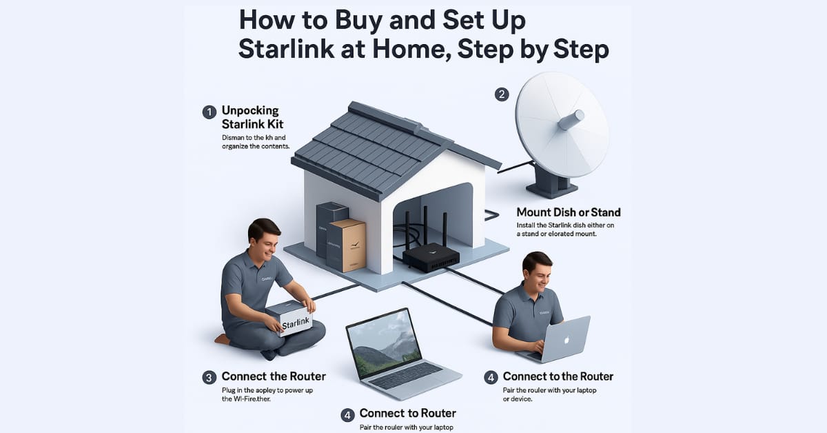 How To Buy and Set Up Starlink at Home Step By Step
